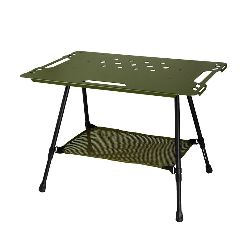 Multi-functional Outdoor Aluminum Tactical Table + Mesh Bag